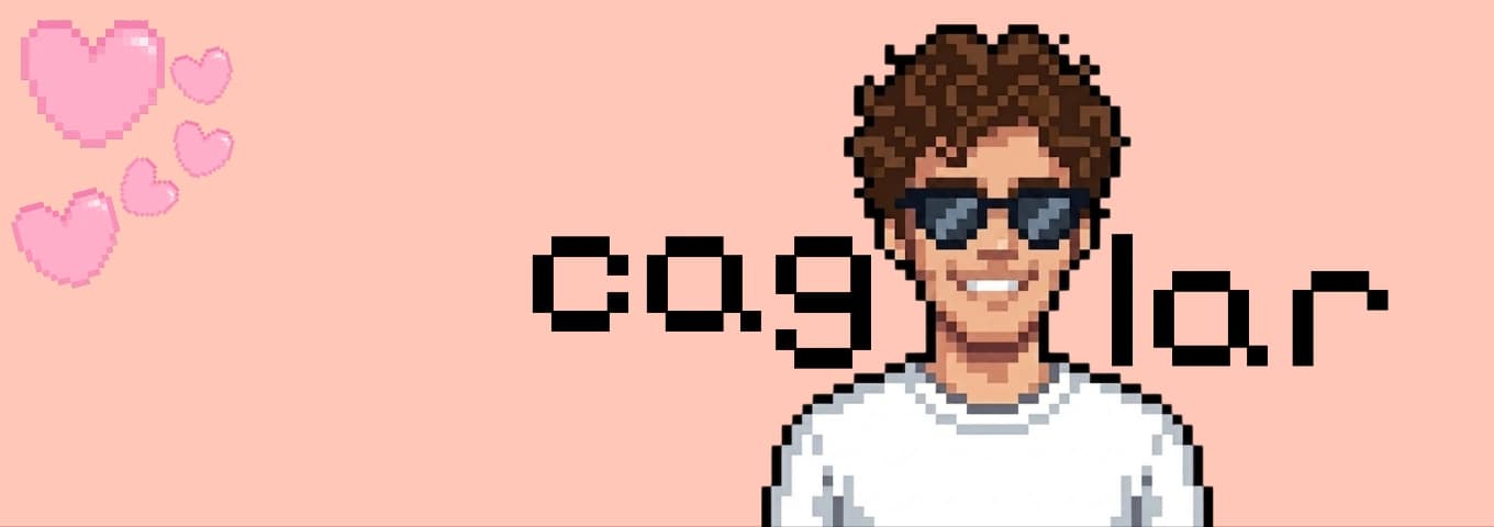 caglar pixel banner